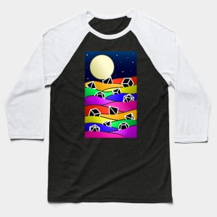 Dice in Waves - Heros Pride Baseball T-Shirt